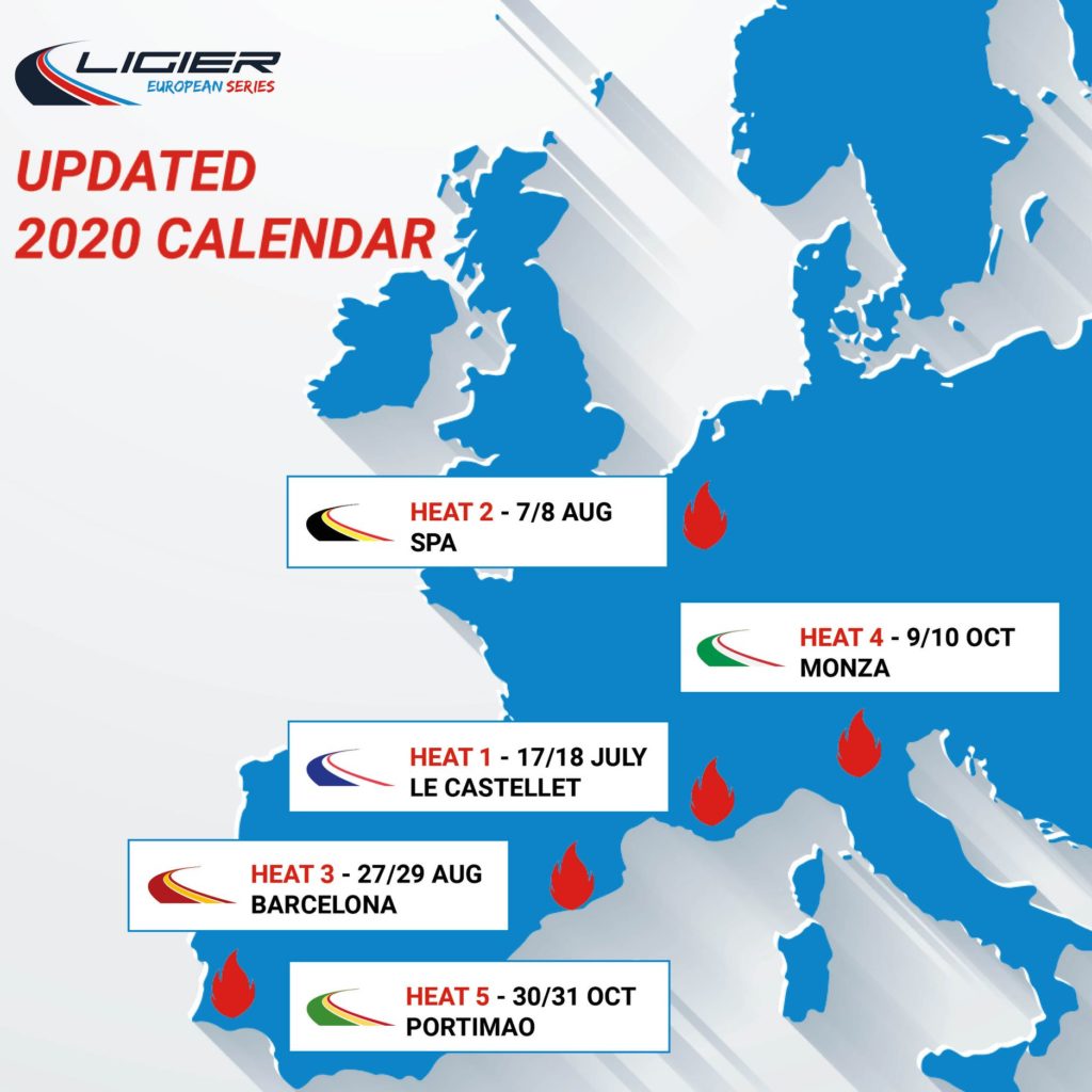 Revised 2020 ELMS and Ligier European Series calendars